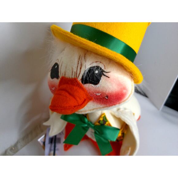 Vintage Annalee Mr & Mrs Quack Quack Ducks 12" Set of 2 - Picture 11 of 14